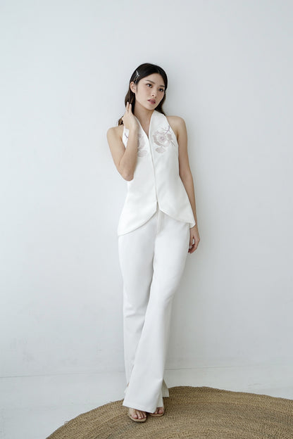 HUAN SET EMBROIDERY WITH PANTS